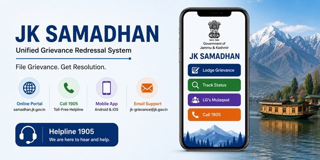 Jammu & Kashmir Samadhan CM Helpline