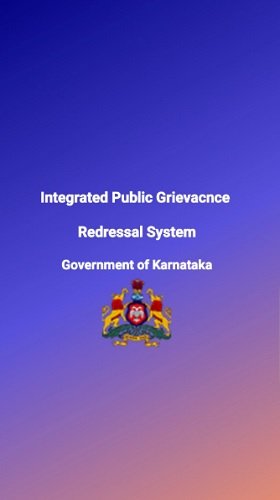 Karnataka CM Helpline Complaint Mobile App