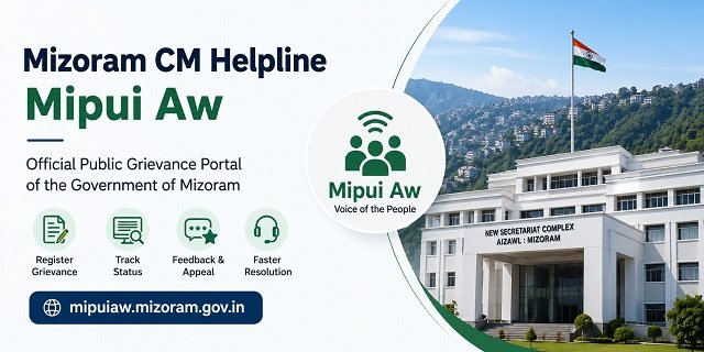 Mizoram CM Helpline
