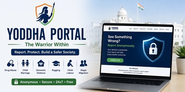 Yoddha Portal of Tripura Government for Complaint