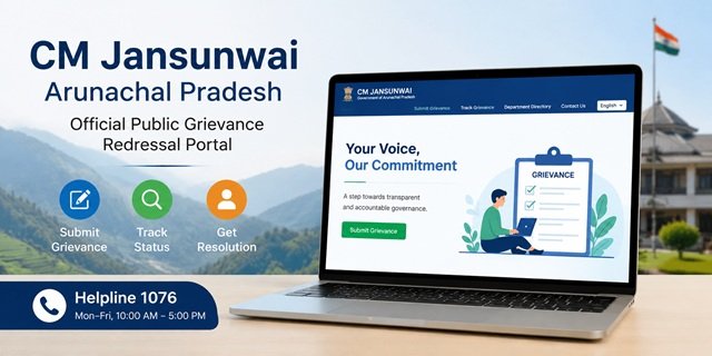 Arunachal Pradesh CM Helpline Jansunwai Guide