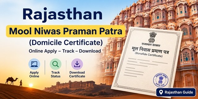 Rajasthan Mool Niwas Praman Patra (Domicile)
