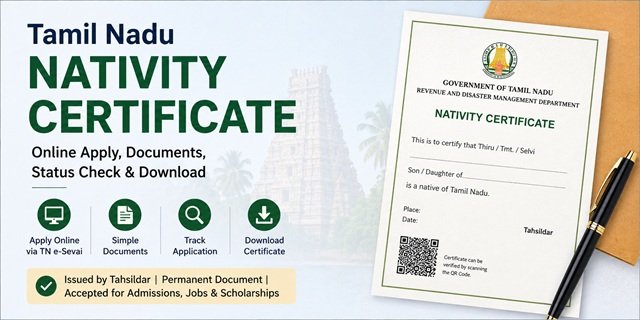 Tamil Nadu Nativity Certificate