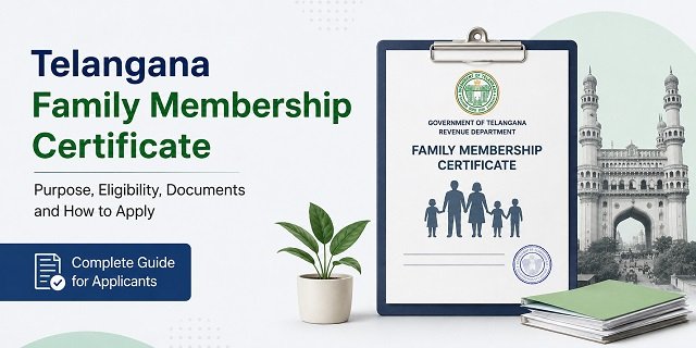Telangana Family Membership Certificate
