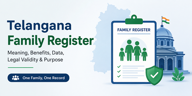 Telangana Family Register