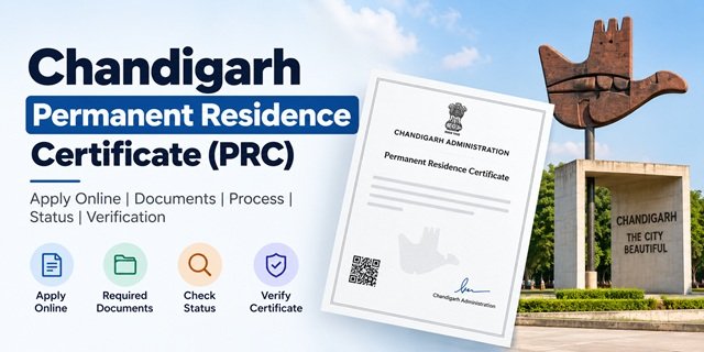 Chandigarh Permanent Residence Certificate