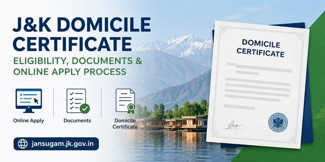 Jammu and Kashmir Domicile Certificate